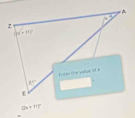 (2x+11)^circ 
-