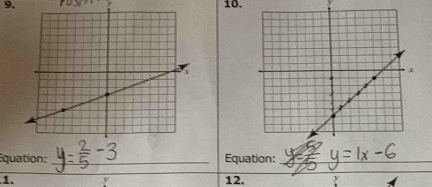 Equation: _Equation:_ 
1. 12.