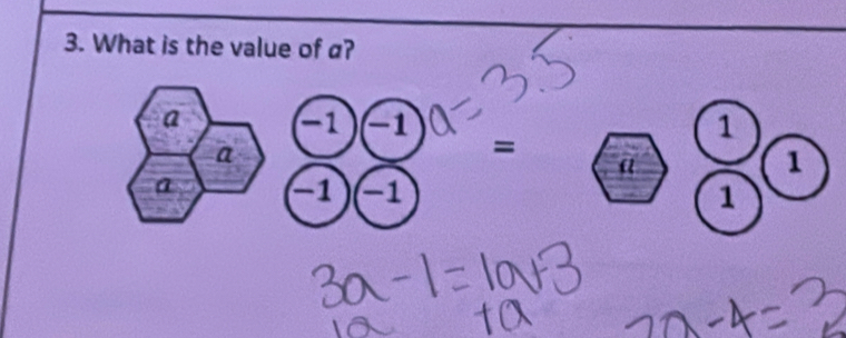 What is the value of a?
-1)(-1)
1
=
α
1
-1)(-1
1