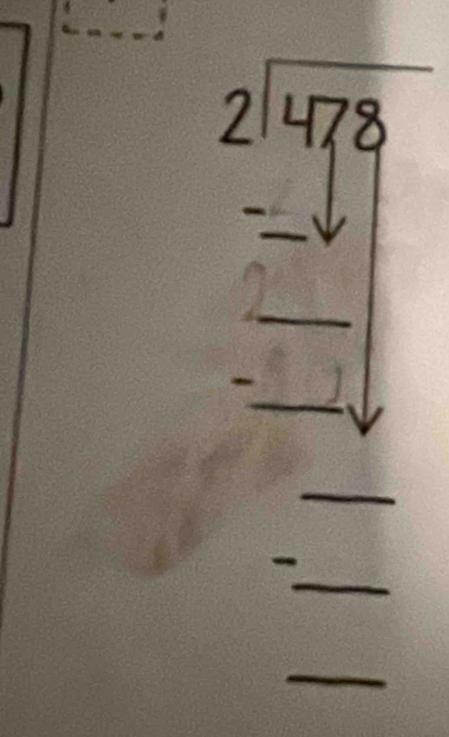 beginarrayr 2encloselongdiv 478 -sqrt()endarray
1
sqrt() 
overline _  ' 
_
v_1Y_1
_  
_ 
1 
_ 
_ 
_