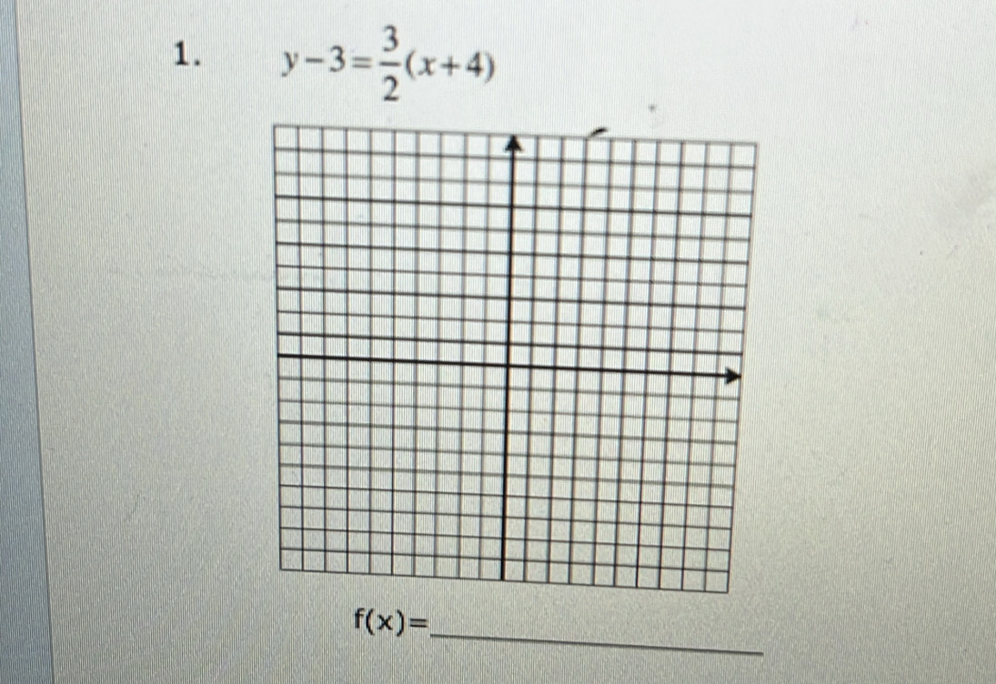 y-3= 3/2 (x+4)
_
f(x)=