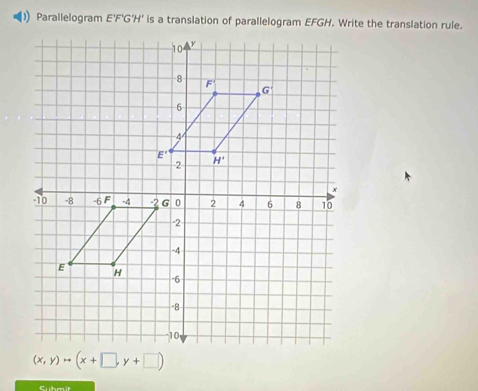 Parallelogram E'F'G'H'
Submit