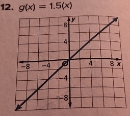 g(x)=1.5(x)