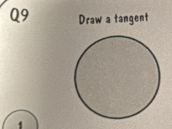 Draw a tangent