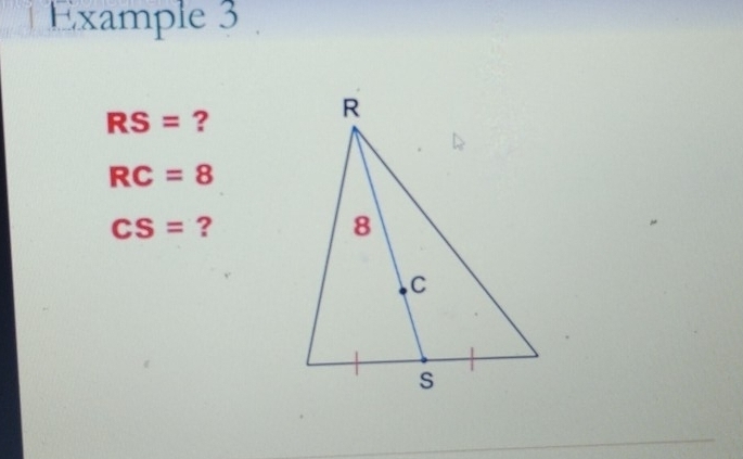 Example 3
RS= ?
RC=8
CS= ?