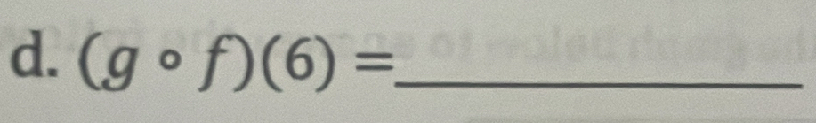 (gcirc f)(6)= _