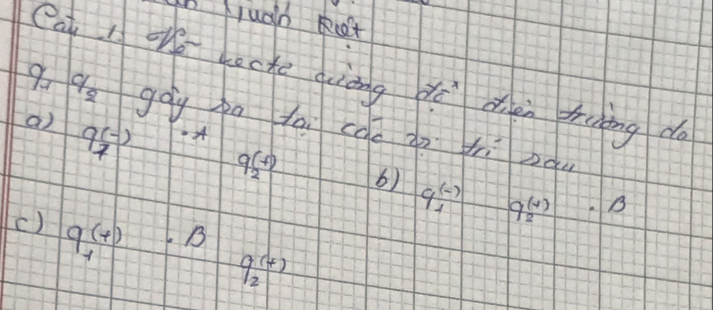 in Hjuan Ro't 
eat I ohe lecte quiòng gé ohen fraing d 
9 q_2 goy pa tai caà do frì zqu 
a) 9frac (-)_7
 g(t)/2 
6) q^((-)) q_2^(((t))
B 
c) q(t).1
frac g(t))12