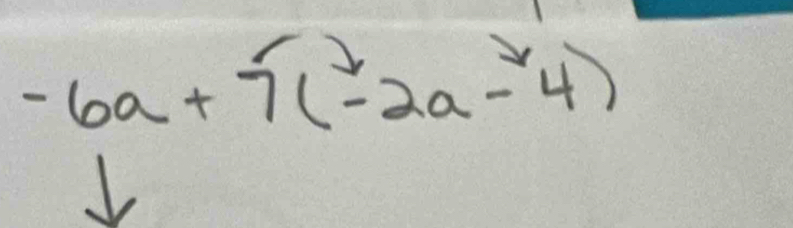 -6a+7(^2-2a-4)