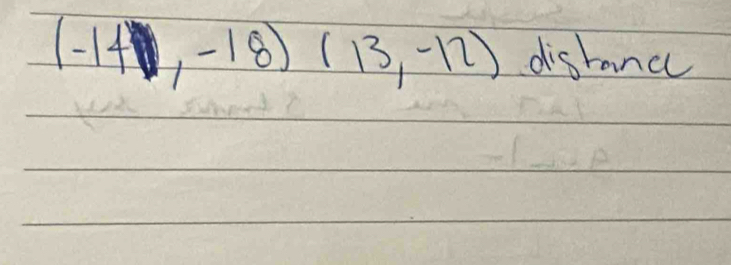 (-14,-18)(13,-12) dishanc