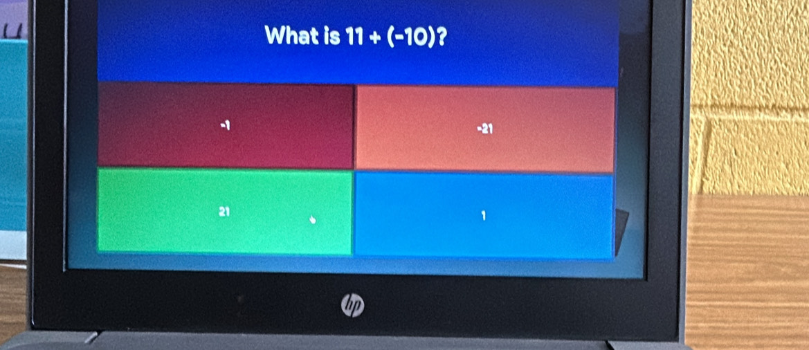 What is 11+(-10) 2