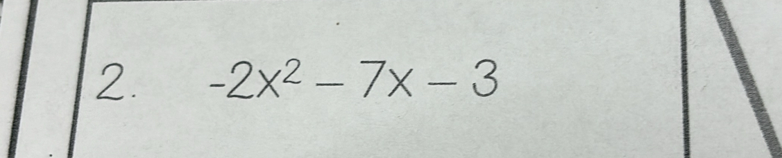 -2x^2-7x-3