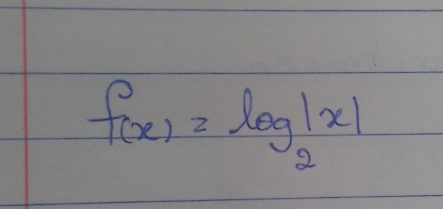 f(x)=log _2|x|