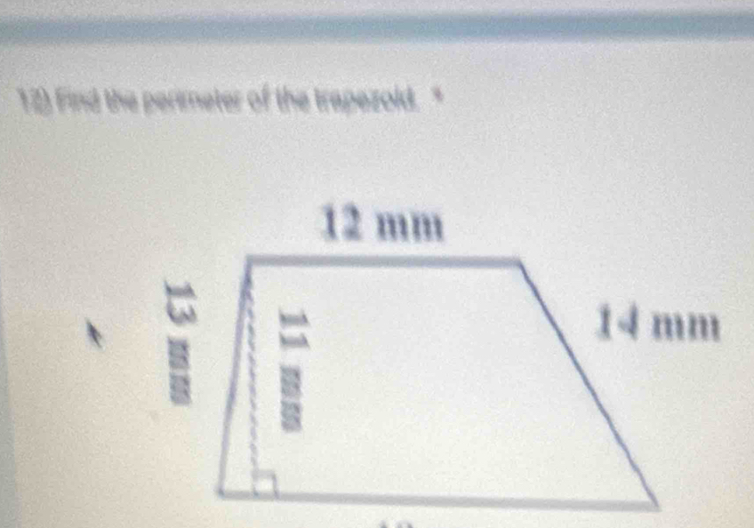 Find the perimeter of the trapezold.