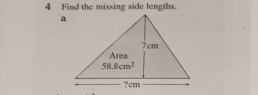 Find the missing side lengths.