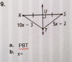 PBT
b.
x=