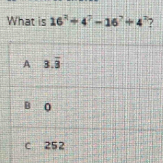 What is 16^2+4^2-16^2+4^2 7