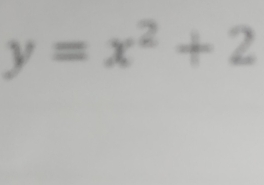 y=x^2+2