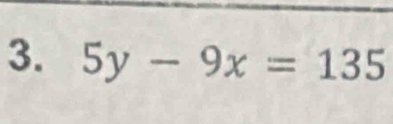 5y-9x=135