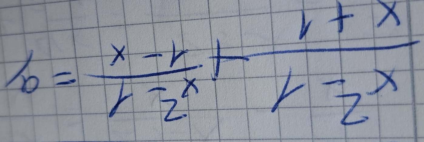 10= (x-r)/r-2^x + (r+x)/r-2^x 