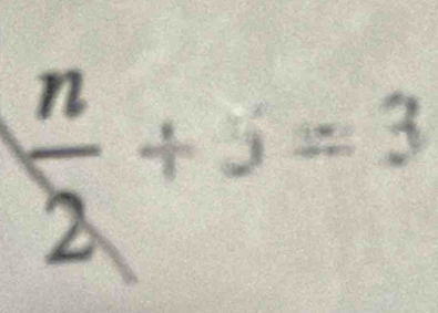  n/2 +j=3