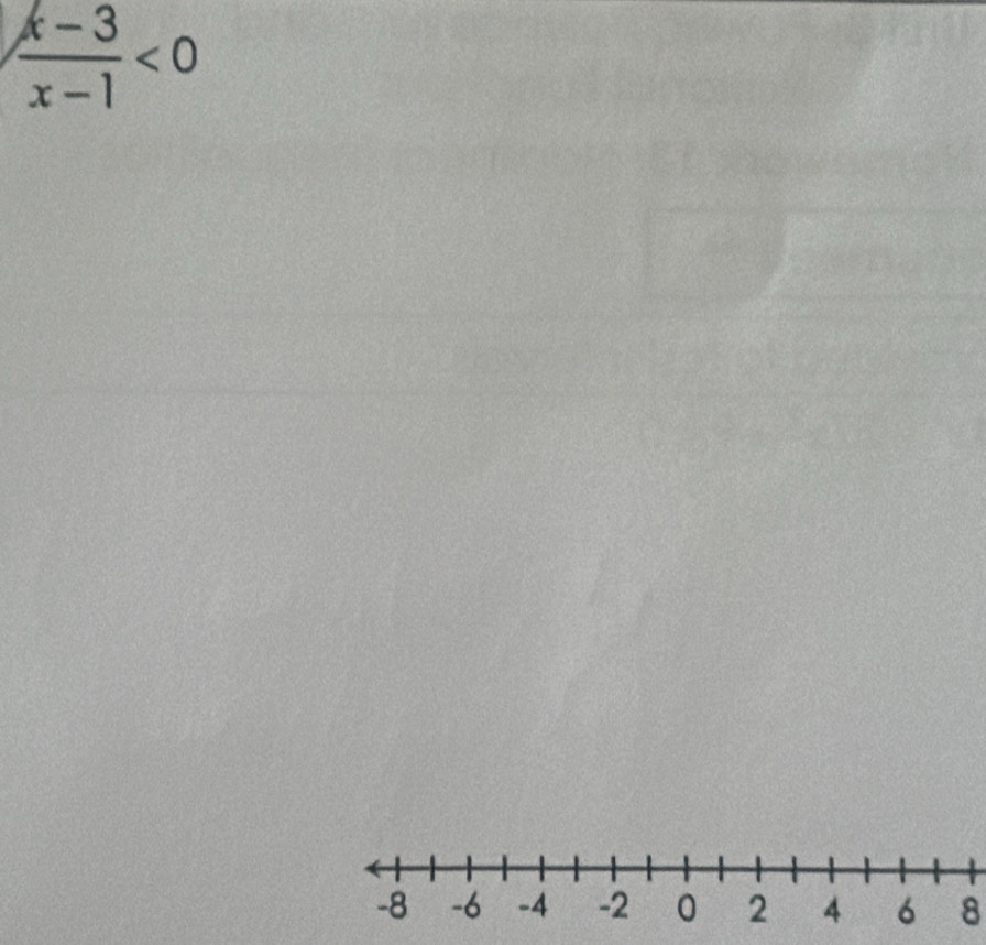  (x-3)/x-1 <0</tex> 
8