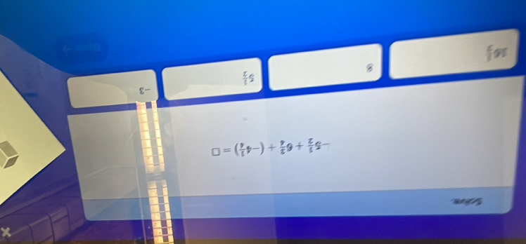 □ =( 9/1 t-)+ 9/2 9+ 2/t e-