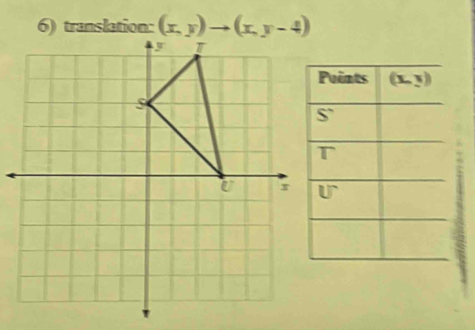 Points (x,y)