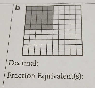 Decimal: 
Fraction Equivalent(s):