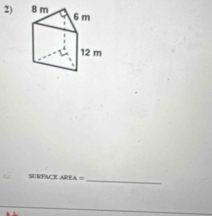 SURFACE AREA =