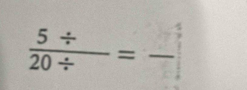  (5/ )/20/  =frac 