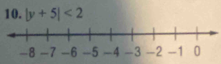 |y+5|<2</tex>