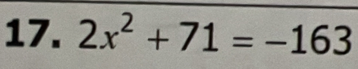 2x^2+71=-163