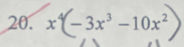 x−3x³ −10x²