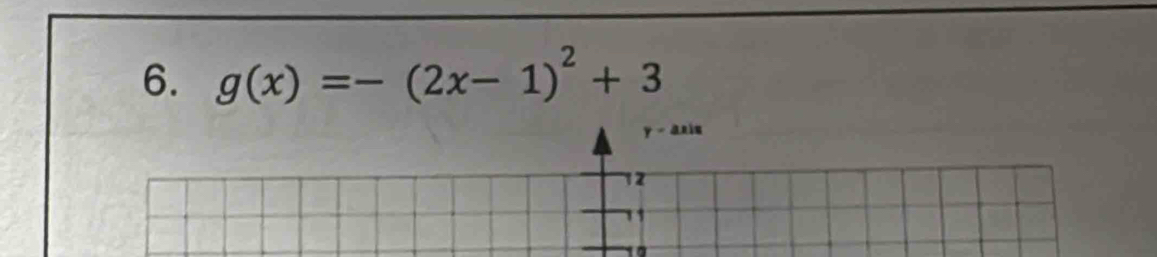 g(x)=-(2x-1)^2+3
y=axi
12