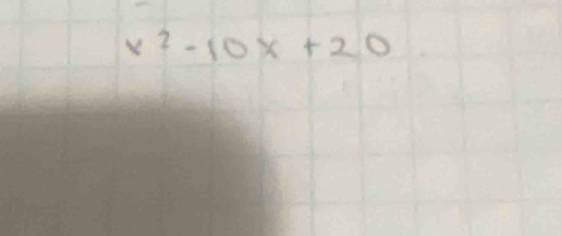 x^2-10x+20