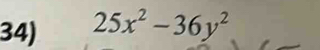 25x^2-36y^2