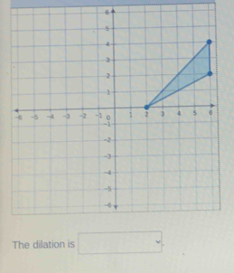 The dilation is