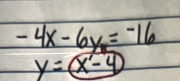 -4x-6y=-16
y=x^1-4