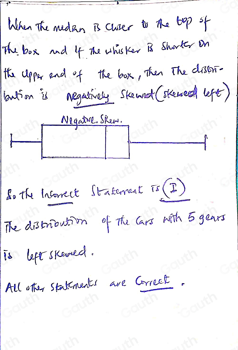 Solved: The following three boxplots show the distribution of r a gas ...