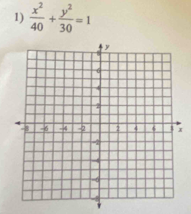  x^2/40 + y^2/30 =1