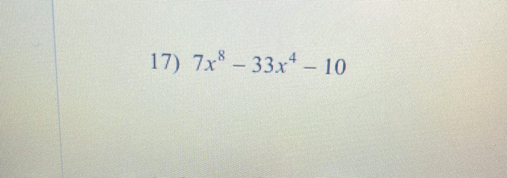 7x^8-33x^4-10