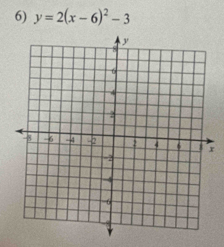 y=2(x-6)^2-3