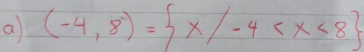 a (-4,8)= x/-4