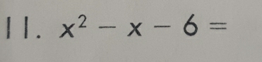 x^2-x-6=