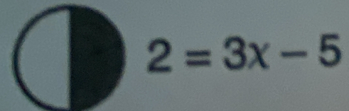 2=3x-5