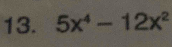 5x^4-12x^2