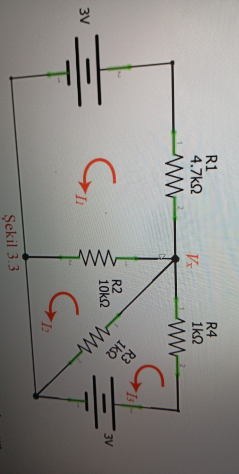 3V
Şekil 3.3