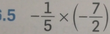 .5 - 1/5 * (- 7/2 )