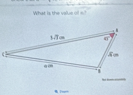 What is the value of n?
         
foom