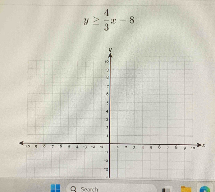 y≥  4/3 x-8
Search